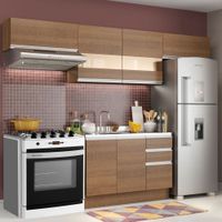Mueble de Cocina Integral Marina 280 cm Marrón