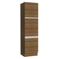 Mueble de Cocina Armario Despensa Glamy 60 cm 3 Puertas Marrón