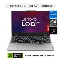 Laptop Lenovo LOQ 15.6"" Intel Core i7 16GB 512GB SSD RTX 5050