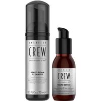 Espuma de Limpieza Beard Foam + Aceite para Barba American Crew Men