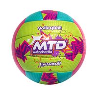 PELOTA PARA VÓLEY #5 GOMA FOAM EXTRA SUAVE LIVIANITA MTD CELESTE
