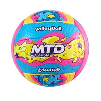 PELOTA PARA VÓLEY #5 GOMA FOAM EXTRA SUAVE LIVIANITA MTD CELESTE