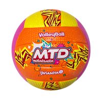 PELOTA PARA VÓLEY #5 GOMA FOAM EXTRA SUAVE LIVIANITA MTD NARANJA