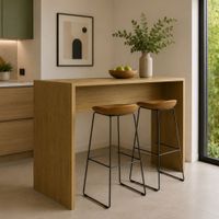 Mueble Isla de Cocina Woodline 136cm Orange