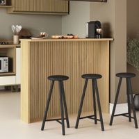 Mueble Isla de Cocina Woodline 125cm Orange