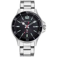 Reloj Nautica N83 Accra Beach NAPABS910 Fecha Plateado Negro