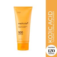 MEDICUBE Kojic Acid Turmeric Toning Cleanser 120g Limpieza y Luminosidad