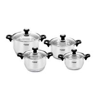 Juego de ollas Luissant LU 1104A 6 Piezas Negro