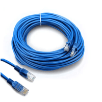 Cable De Red Utp Cat 5 Nuevo Sellado Testeado Rj45 10 Metros - Azul