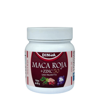 Maca Roja & Zinc pote de 80g Dinoa -Apoyo a la Energía -Bienestar Integral