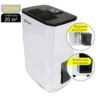 Deshumedecedor Digital DHE1002 2.5Lts