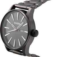 Reloj Nixon Sentry A356131 Fecha Acero Inoxidable Gris Gunmetal