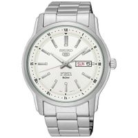 Reloj Seiko 5 SNKP09 Automatico Fecha Acero Inoxidable Dial Blanco