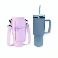 Combo Termo Premium Hermético Doble Pico y Funda Carry All Day para Vaso Tomatodo de 900 a 1250 ml