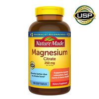 Citrato de Magnesio 250 mg Nature Made 180 softgels