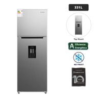 Refrigeradora BLACKLINE 331L No Frost TM 340L-INV Inox