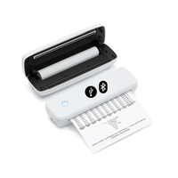 Impresora portátil térmica A4 USB Bluetooth modelo A80 + 2 rollos 210x30mm