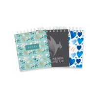 Set de libretas Ingenial Floral x 3 unds.
