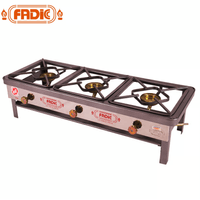 Cocina de Mesa Semi Industrial Fadic 3 Hornillas N°3 FSI03-21