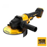 Esmeril Angular 7"" 60V FlexVolt Xr 6.500 RPM Baretool (Sin Baterías / Sin Cargador) Dewalt DCG440B-B