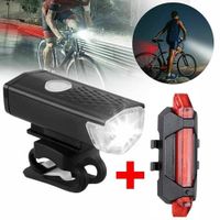 Luces para Bicicleta Faro Delantero y Trasero Recargable Alphavil