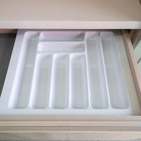 Cubertero blanco recortable 54 x 48,5 cm para cajón Más Casa Perú