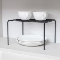 Organizador negro 20 x 25 cm para vajilla en mueble alto Más Casa Perú