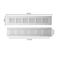 Rejilla 25 cm x 5 cm para ventilación de muebles de cocina Más Casa Perú