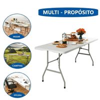 Mesa Plegable Portátil Tipo Maletín Multipropósito 180cm COD Z-180C - copy - copy - copy