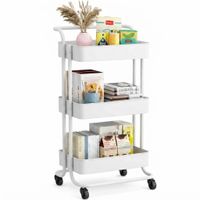 Carrito Organizador Multiuso De 3 Niveles Con Ruedas Color Blanco - copy - copy - copy - copy