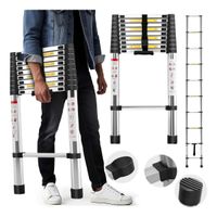 ESCALERA TELESCOPICA RECTA PLEGABLE RETRACTIL 3.90M COD TZ-27 - copy