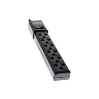 Regleta Forza FPS-001B 6 Tomas Protección Contra Sobretensión Negra