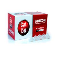 Conector RJ45 Dixon Cat 5e PR88505E-CN – Bolsa x 100 Unidades