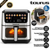Freidora de Aire Taurus 8 L Mod. Aero Crispy II 2100W