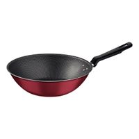 SARTEN WOK TRAMONTINA 24 CM DIAMETRO 2.2 LT ROJO LORETO