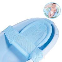 Malla de Baño 3 Anclajes Baby Froggie Celeste Para Bebe Soporte para tina