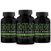 MACA NEGRA MACA WORKS 100 CÁPSULAS X 3