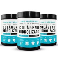 COLÁGENO LIMA NATURALS POMO 500G X 3