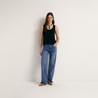Polo Mujer Sfera Sm Rib Negro
