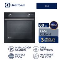 Horno Empotrable A Gas Electrolux Grill 80L Black OE8GL