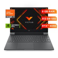 Laptop Gamer HP Victus 15.6"" AMD Ryzen 7 512GB 8GB RTX 4050 15-FB3049LA Win 11
