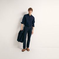 Pantalon Hombre Sfera Lino Vestir Marino
