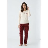 Pijama Juvenil Mujer Pantalon Algodon Cu6502