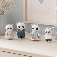Set De Figuras Familia De Pandas Dreamy