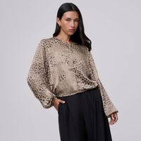 Blusa Mujer Silk Malabar Manga Larga