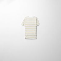 Polo Niño Sfera Mc Rayas Bordado Beige