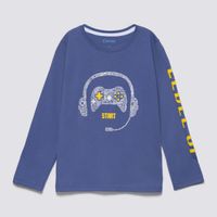 Polo Manga Larga Circus Niño Manga Print