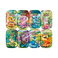 Pokemon TCG Prismatic Evolutions Mini Tin Box Español