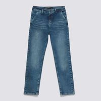 Jean Aereal Teen Niño Recto Label 100% Algodón