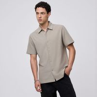 Camisa Manga Corta Hombre Solid Color Hypnotic